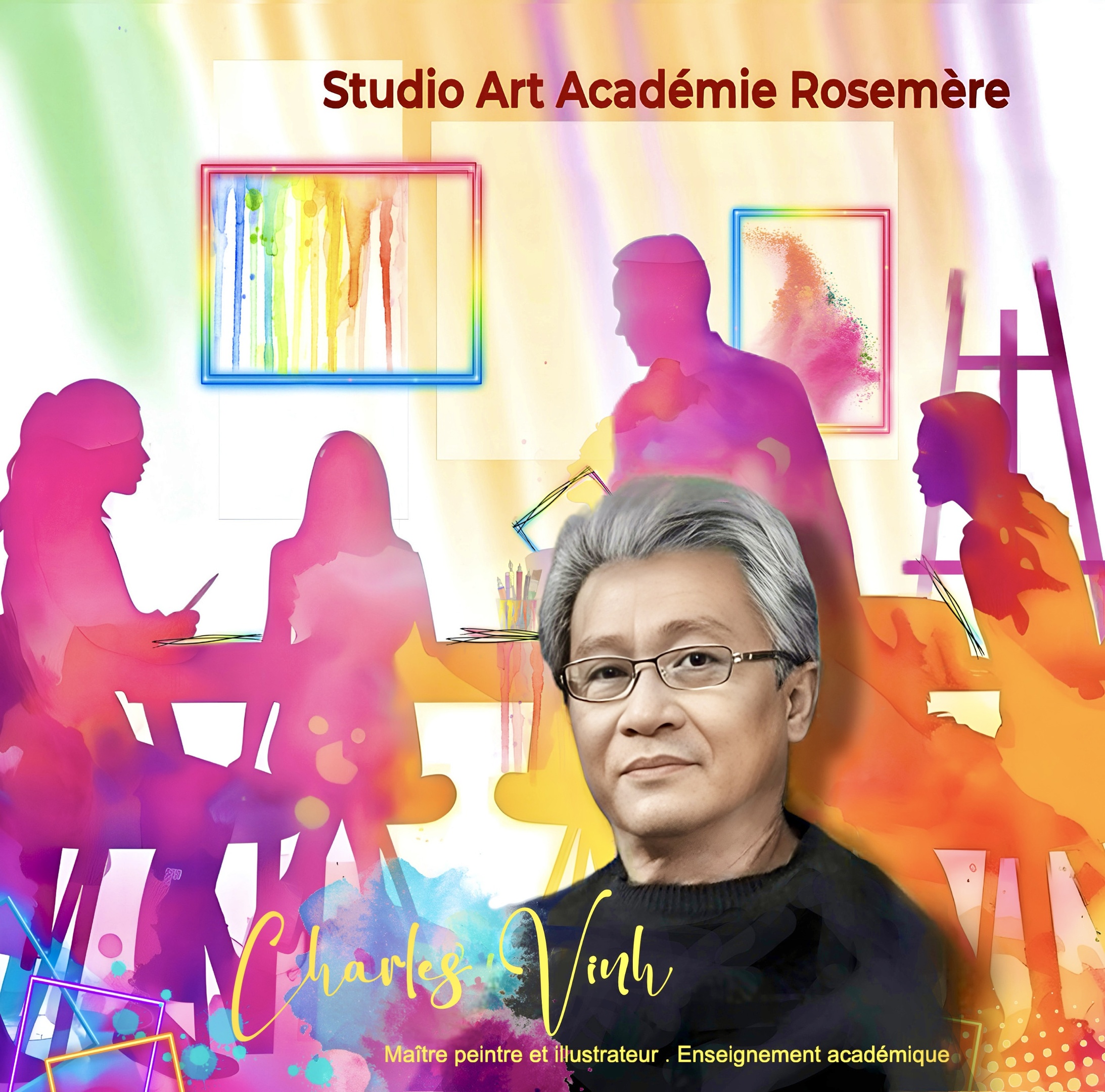 Charles Vinh . Studio Art Académie Rosemère . Nicole Dubé