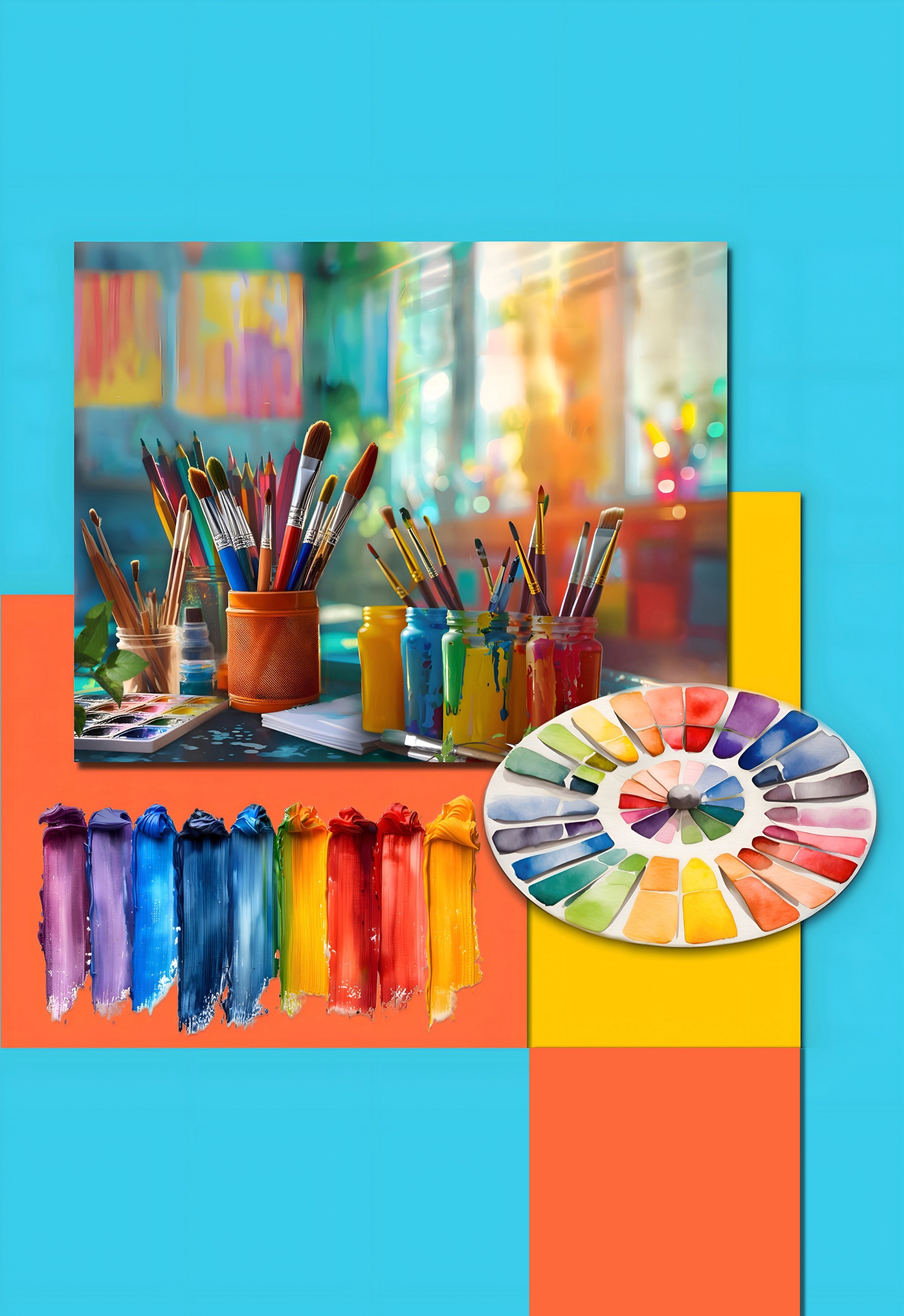 Les fondations de la peinture. Charles Vinh . Studio art académie Rosemère . Nicole Dubé